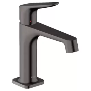 Axor Citterio M Смеситель для раковины 100, на 1 отв., с донным клапаном, цвет: шлифованный черный хром