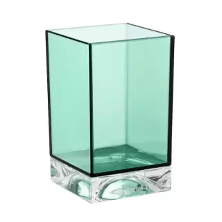Laufen Kartell Стакан 7х7х12см., настольный, пластик, цвет: изумрудный зеленый