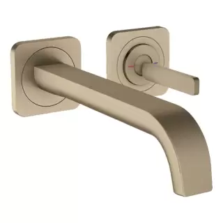 Axor Citterio E Смеситель для раковины, встраиваемый, излив: 22.1см., цвет: шлифованный никель