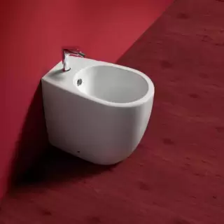 SIMAS Vignoni биде напольное высокое H=50см, 56х36,5см, с 1 отв. под смеситель, цвет: белый