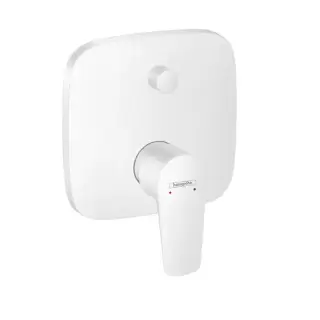 Hansgrohe Talis E Встраиваемый смеситель для ванны, внешняя часть, цвет: белый матовый