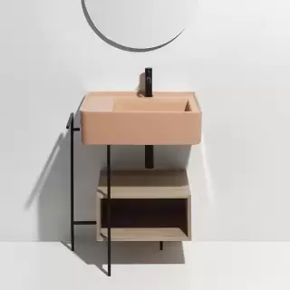 Simas Ratio Раковина чаша подвесная 65x46xh18 см, с 1 отв. для смесителя, без перелива, цвет: caramello