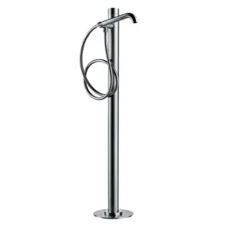 Bossini Nobu Смеситель прогрессивный напольный д/ванны, высота 103 см х &Oslash; 54 mm., цвет: нержавеющая сталь