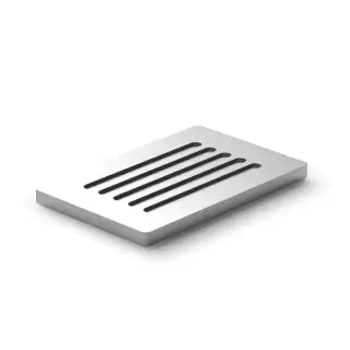 Decor Walther DW 900 Мыльница настольная, цвет: сталь матовая