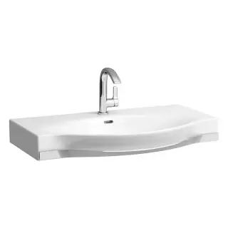 Laufen Palace Раковина 90х51х11см, подвесная/накладная, с 1 отв., c полотенцедержателем, цвет: белый