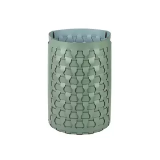 Colombo Adj Круглая корзина Dubai D40хH57см., напольная, цвет: эвкалипт/небесный