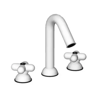 Fantini I Balocchi Смеситель для раковины, 3 отверстия, цвет: белый матовый