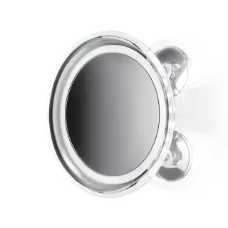 Decor Walther BS 18 Touch L Косметическое зеркало 20см, подвесное, с присосом, подсветка LED, цвет: хром