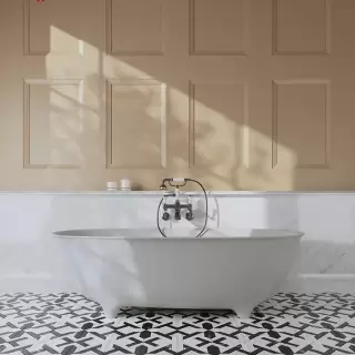 Devon&Devon Dove Ванна отдельностоящая, 170.5х85 см, из White tec plus, на ножках, с донным клапаном, цвет: белый