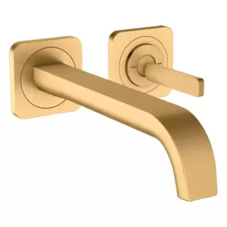 Axor Citterio E Смеситель для раковины, встраиваемый, излив: 22.1см., цвет: шлифованная медь