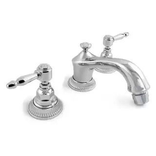 Nicolazzi Impero Смеситель для биде на 3 отверствия с донным клапаном, излив: 131 мм, цвет: хром