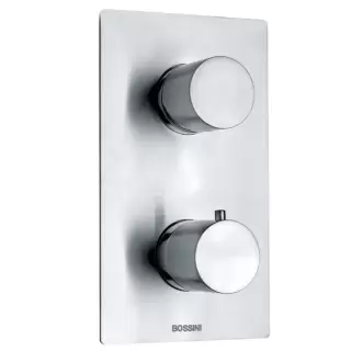 Bossini Nobu Наружная часть для универсального термостатического смесителя на 1-5 выходов., цвет: нержавеющая сталь