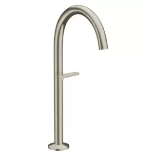 Axor One Смеситель для раковины Sel 260, на 1 отв., высокий, с донным клапаном Push-Open, цвет: шлифованный никель