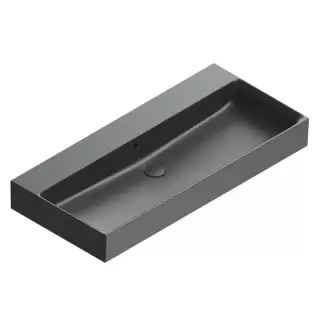 Catalano Premium Раковина 100x47см, без отв., цвет: черный матовый