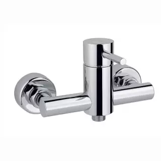 Nicolazzi Olympus Смеситель для душа на 2 отверстия, настенный, вывод снизу 1/2", цвет: хром