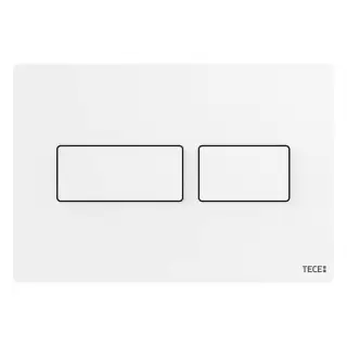 TECEsolid. Панель смыва с двойной системой смыва для унитаза, цвет: белый матовый