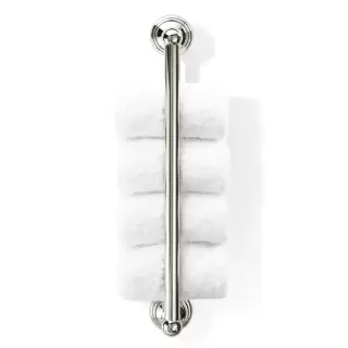 Decor Walther Classic GTH Полотенцедержатель 46см, вертикальный, подвесной, цвет: никель полированный