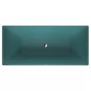 Duravit Vitrium Ванна отдельностоящая 185x85см., с ножками, с2 наклонами для спины, прямоугольная, цвет: аквамарин матовый