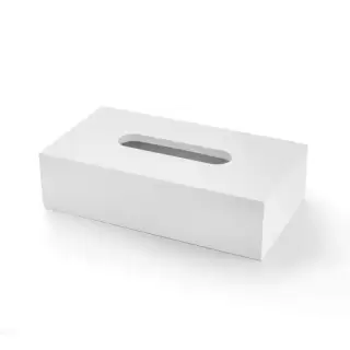 3SC BeMood White Контейнер для бумажных салфеток настольный 24,5хh6,5х13 см, цвет: белый