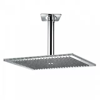 BOSSINI DREAM-RECTANGULAR Верхний душ 500 x 400 мм 1 режим - держателем вертикальным 300 x &Oslash; 36 мм, цвет: хром