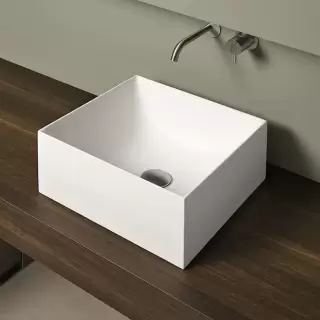Antonio Lupi Stratos Раковина 40х40 см, без отв., цвет: белый