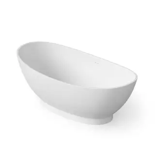 Dea Design Elegant Ванна 155x78x58см., отдельностоящая, Solid Surface, цвет: White №18