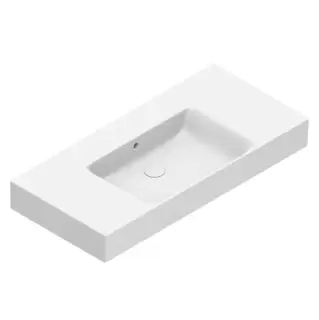 Catalano Premium Раковина 100x47см чаша в центре, без отв., цвет: белый глянцевый