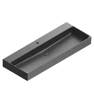 Catalano Premium Раковина 120x47см, с 1 отв., цвет: черный матовый