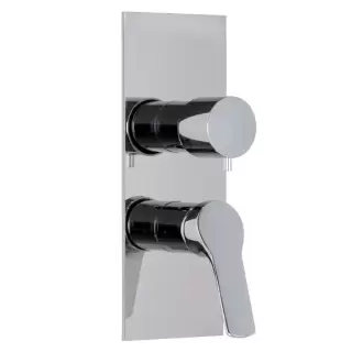 Carlo Frattini Serie 4 Смесителя с переключателем на 3 источника, цвет: хром