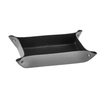 Colombo Adj Мелочница, 20x14H5 см, цвет: серый/черный