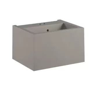 Kerasan Kanaal Раковина подвесная 60х46.5см.,с 2 отв., цвет: Matt Grey