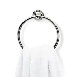 Decor Walther Classic HTR Полотенцедержатель кольцо 18.2см., подвесной, цвет: никель полированный