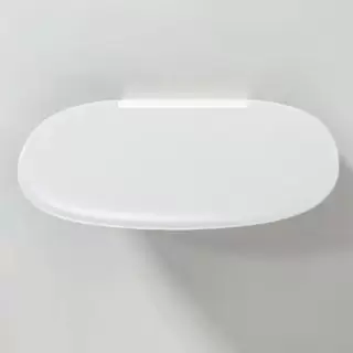 Colombo Complementi Сиденье для душа с креплениями к стене, цвет: белый