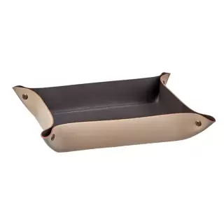 Colombo Adj Мелочница, 20x14H5 см, цвет: шоколад/капучино