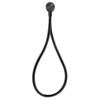 Gessi Hi-Fi Душевой магнитные комплект, состоящий из вывода воды, держателя, шланга 1,50 м и лейки, цвет: Black Metal Brushed PVD