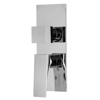 Fima Carlo Frattini Zeta Смеситель для душа, встраиваемый, с переключателем на 2/3 выхода, цвет: хром