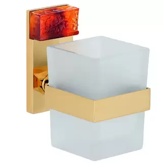 THG Ginkgo Стакан, подвесной, цвет: золото/хрусталь