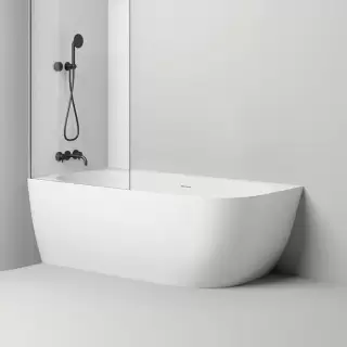 Salini Sofia Corner Left Ванна угловая 170х85х59см., Sx, с дон кл "Up&Down", сифон, слив-пер, материал: S-Sense , цвет: белый глянцевый