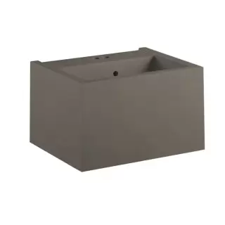 Kerasan Kanaal Раковина подвесная 60х46.5см.,с 2 отв., цвет: Matt Hazel