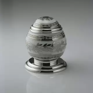 THG Marquise blanc decor platine Вентиль смесителя для раковины, ручка белая, декор платина, цвет: хром