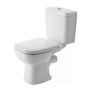 Duravit D-Code Унитаз моноблок 35х65см., слив в стену, цвет: белый