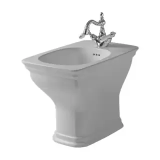 Artceram Civitas Биде напольное 36x54 cм, 1 отверстие, цвет: серый