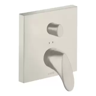 Axor Starck Organic Смеситель для ванны, встраиваемый, с переключателем на 2 потока, цвет: сталь