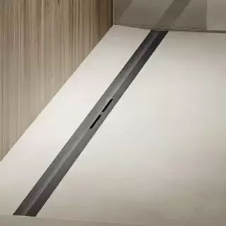 TECEdrainprofile Профиль для душа 90см, цвет: PVD Brushed stainless steel, black/сатин, черный