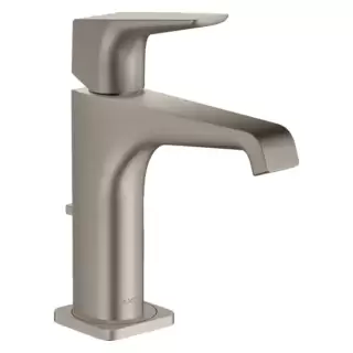 Axor Citterio E Смеситель для раковины 125, на 1 отв., с донным клапаном, цвет: сталь