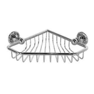 Devon&Devon First Class Мыльница угловая для душа, подвесная, цвет: хром