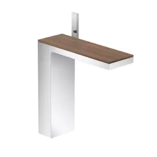 Axor MyEdition Смеситель для раковины, на 1 отв., излив 245мм, с донным клапаном, цвет: хром/черный орех