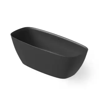 Dea Design Edge Ванна 170x72x56см., отдельностоящая, Solid Surface, цвет: Black №16