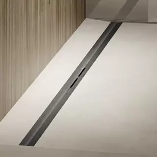 TECEdrainprofile Профиль для душа 120см, цвет: PVD Brushed stainless steel, black/сатин, черный