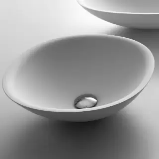 Antonio Lupi Servo Раковина 45х45 см, без отв., накладная, цвет: белый